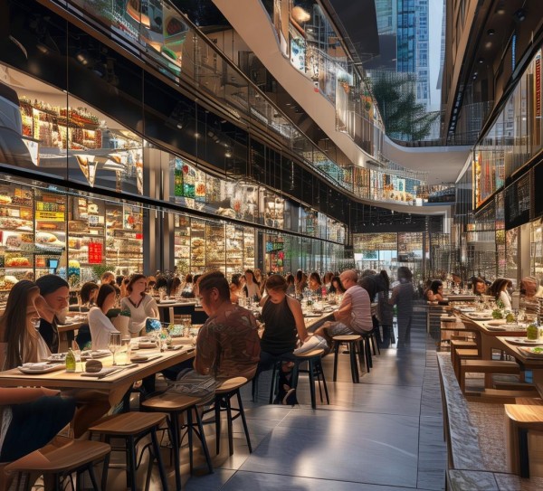 餐厅食堂，现代生活的新天地